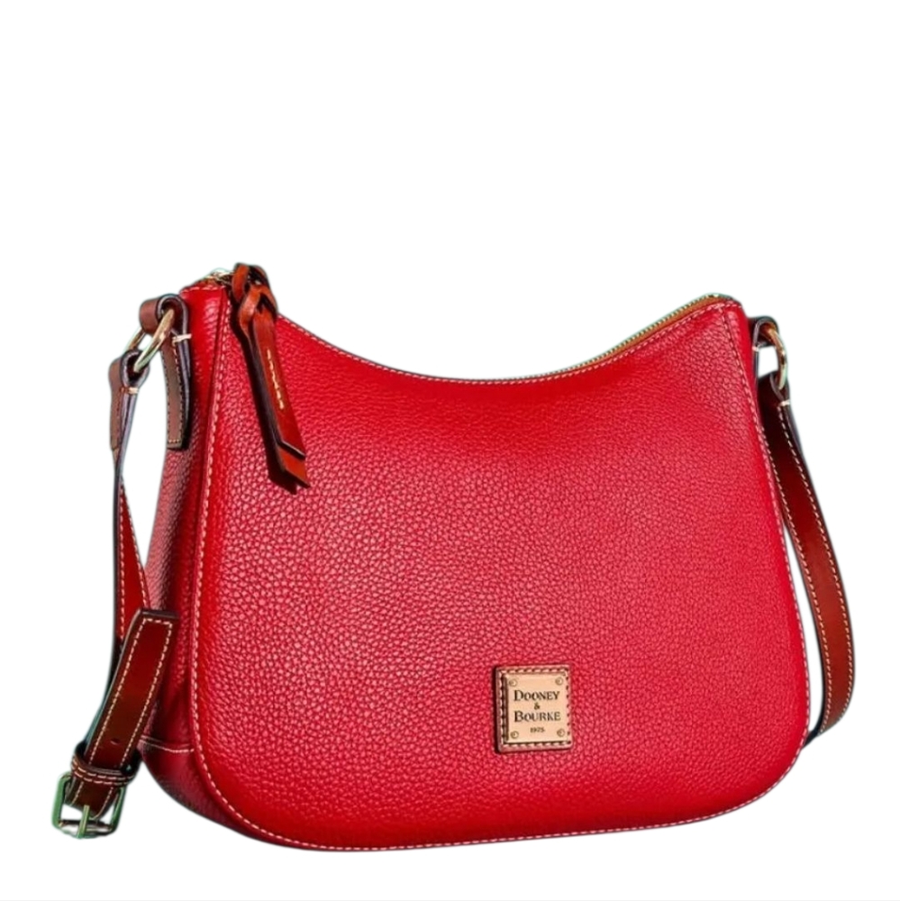 Dooney & Bourke | Pebble Grain Kiley Hobo | Shoulder Bag | Red